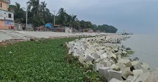 চাঁদপুর শহররক্ষা বাঁধ সংস্কারে ধীরগতি